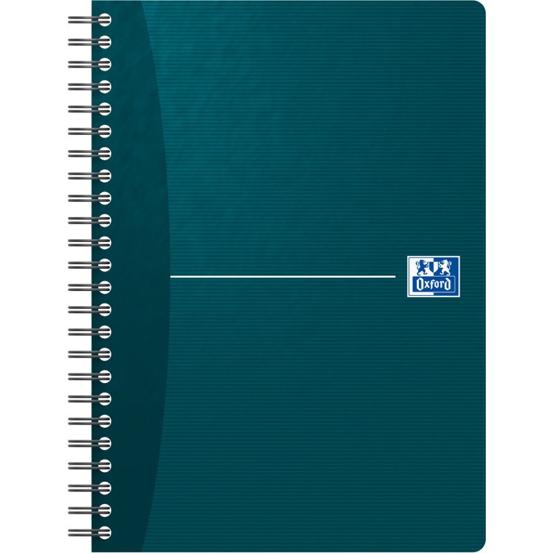 Cahier spirale Oxford Essentials 14,8 x 21 cm - grands carreaux - 180 pages