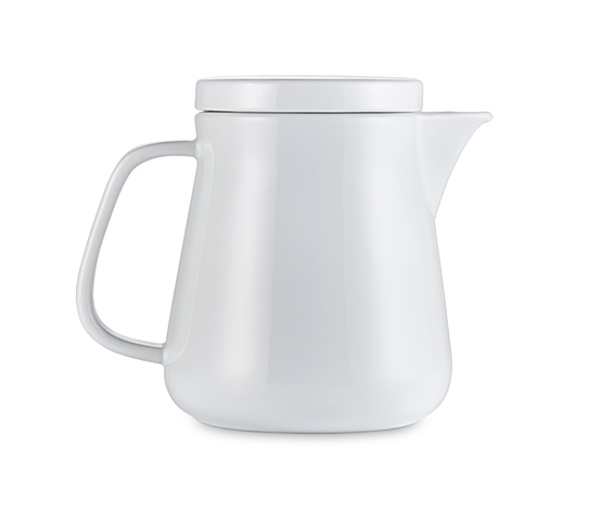 Kaffeebereiter Keramik, weiß