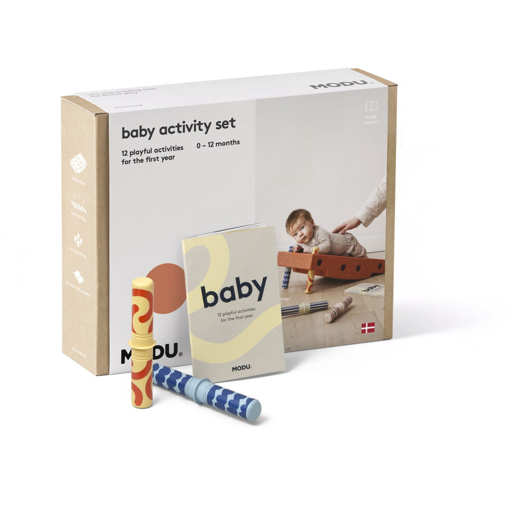Køb MODU Baby Motoriksæt Burnt Orange / Dusty Green | Luksusbaby