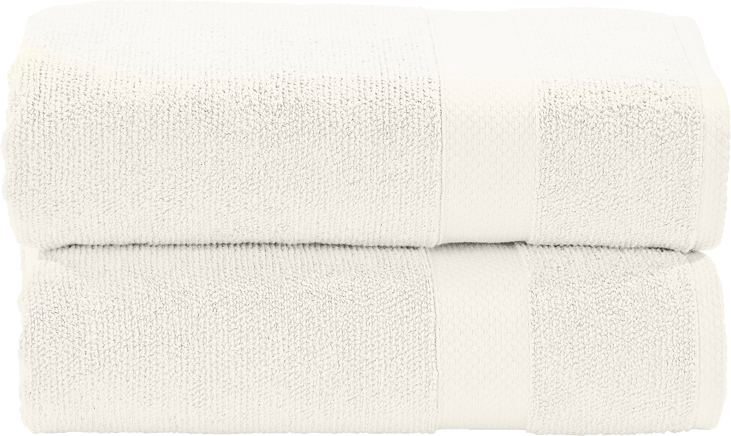 done.® Badetücher »Deluxe« 2-tlg., Uni Farben, Hotelqualität aus hochwertigem Zwirnfrottier