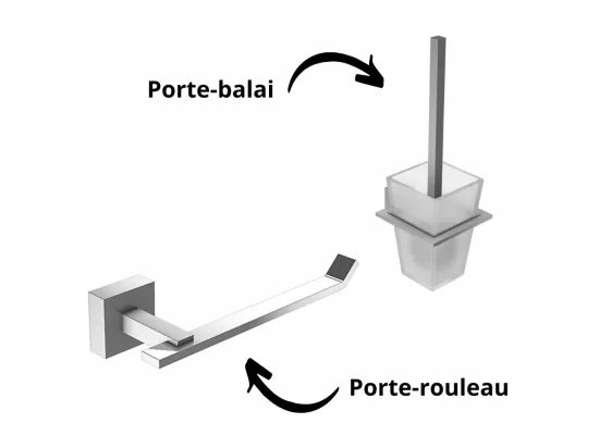 Pack WC suspendu sans bride JACOB DELAFON Nouvelle vague+ bâti-support + plaque Chrome + accessoires