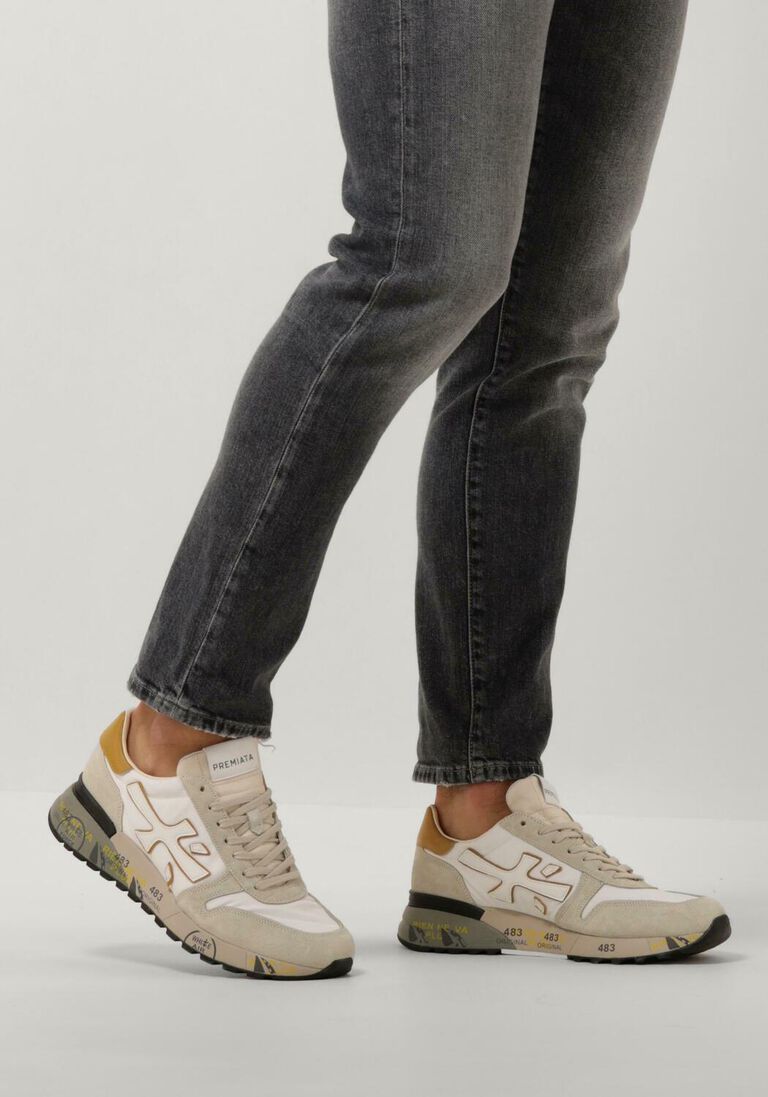 PREMIATA witte premiata lage sneakers mick