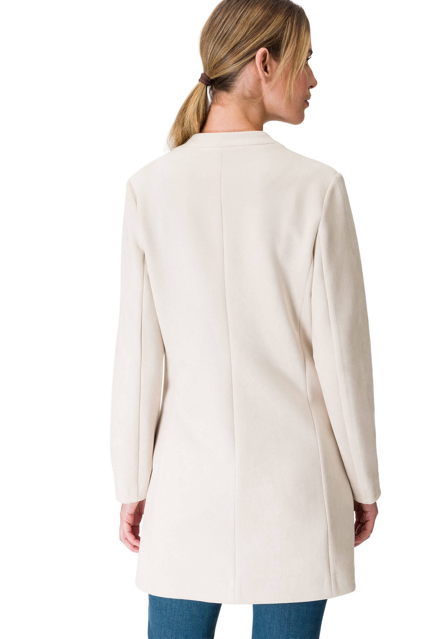 zero| Damen Sweatblazer Long-Style