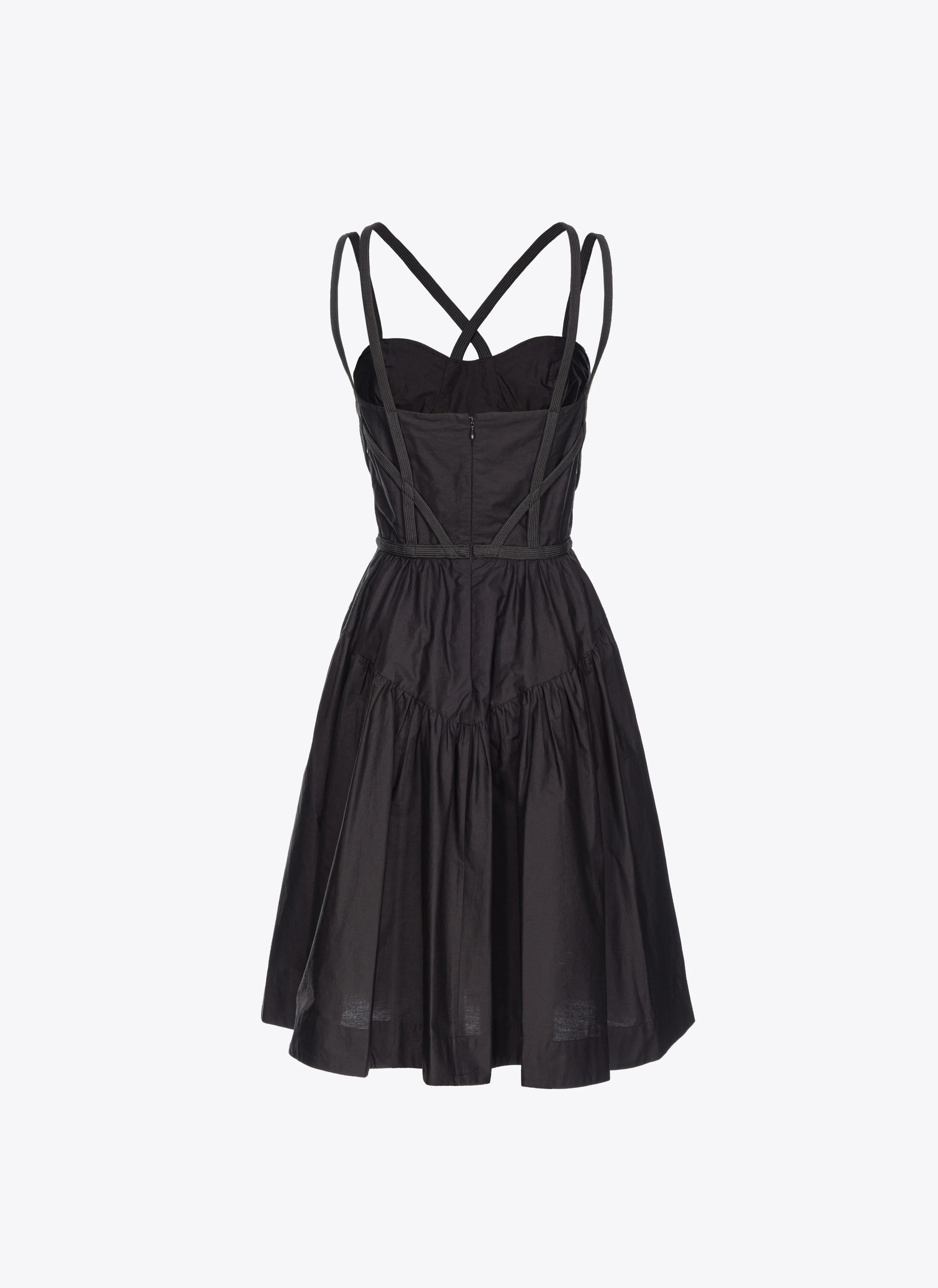 Robe à lacets façon corset | Noir