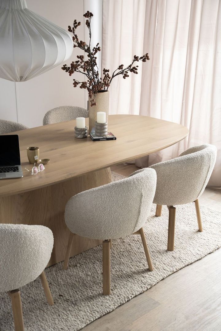 Eetkamerstoel Livia Beige van Eleonora