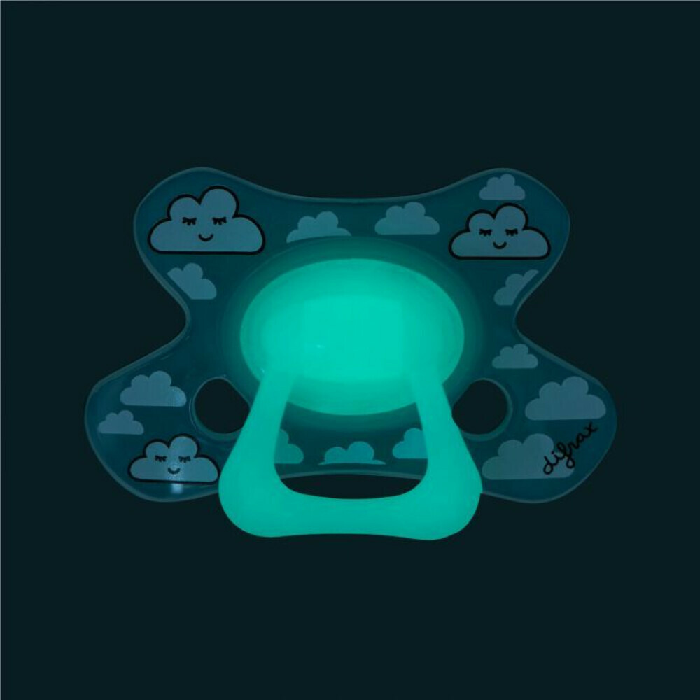 Difrax Fopspeen Dental 6+ mnd Glow in the Dark