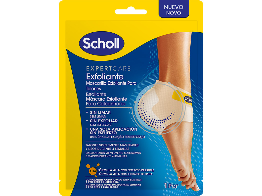 MASCARA ESFOLIANTE SCHOLL CALCANHAR