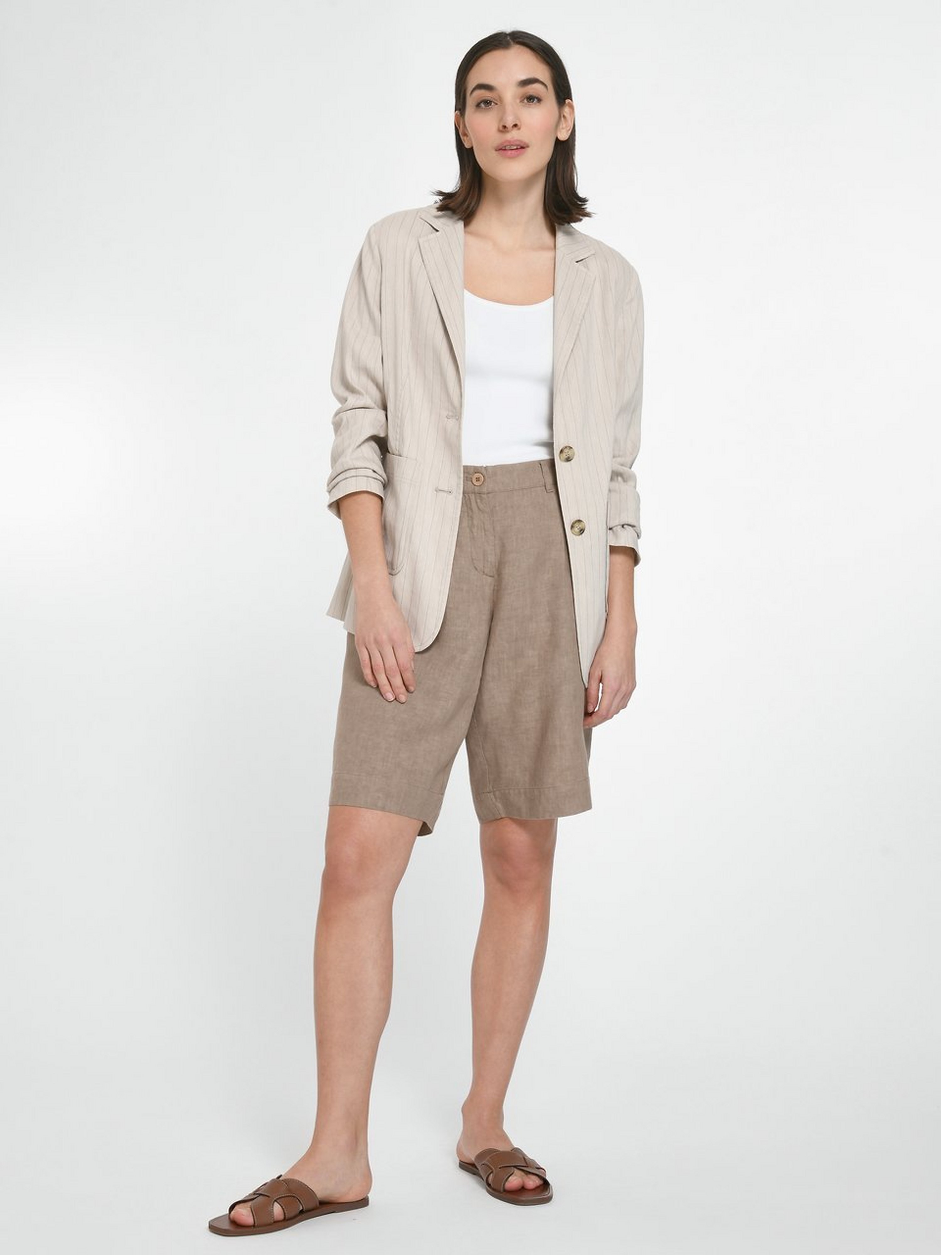 Bermudas aus 100% Leinen
