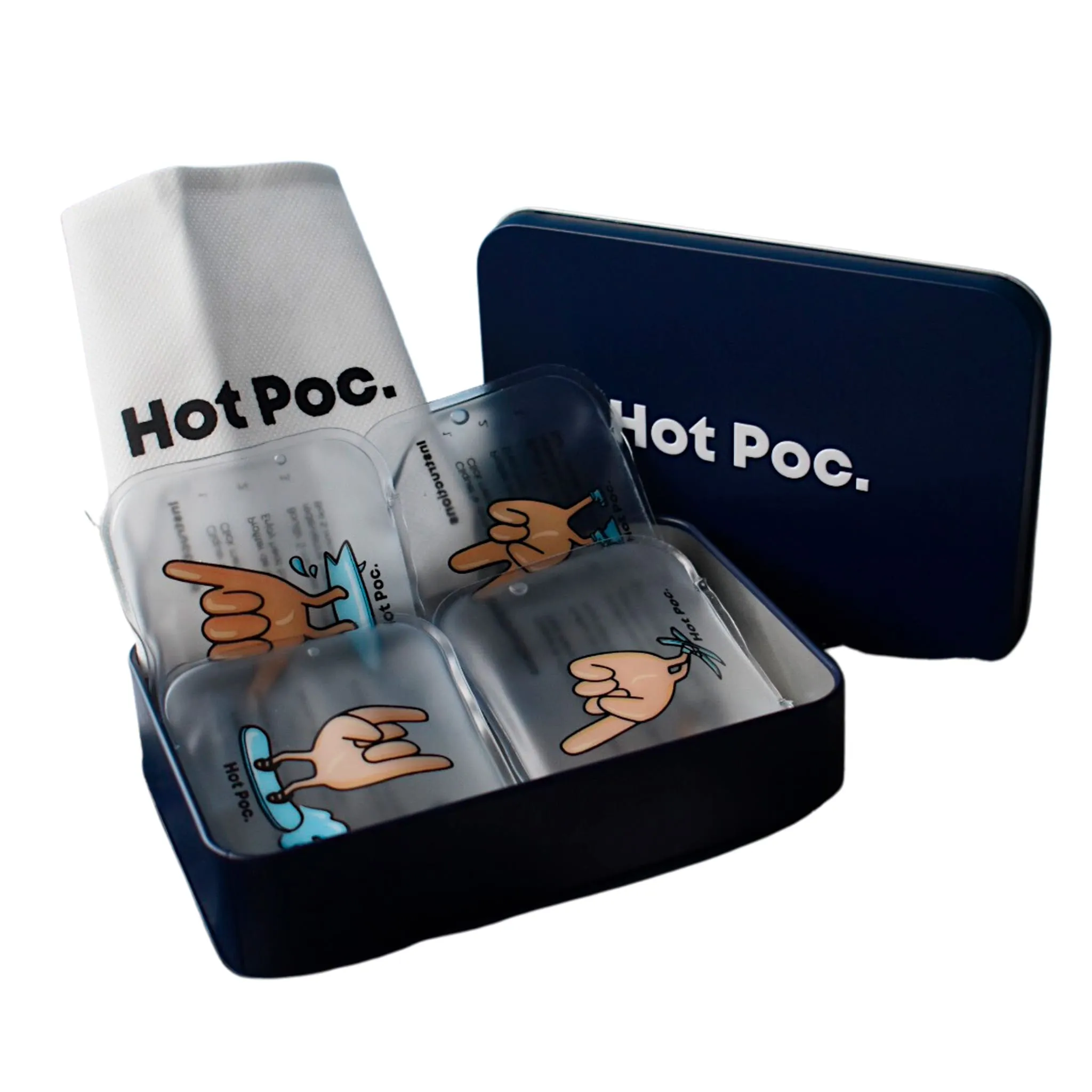 Hot Poc Boîtier (4 réguliers) – Chauffe-mains réutilisables Hot Poc