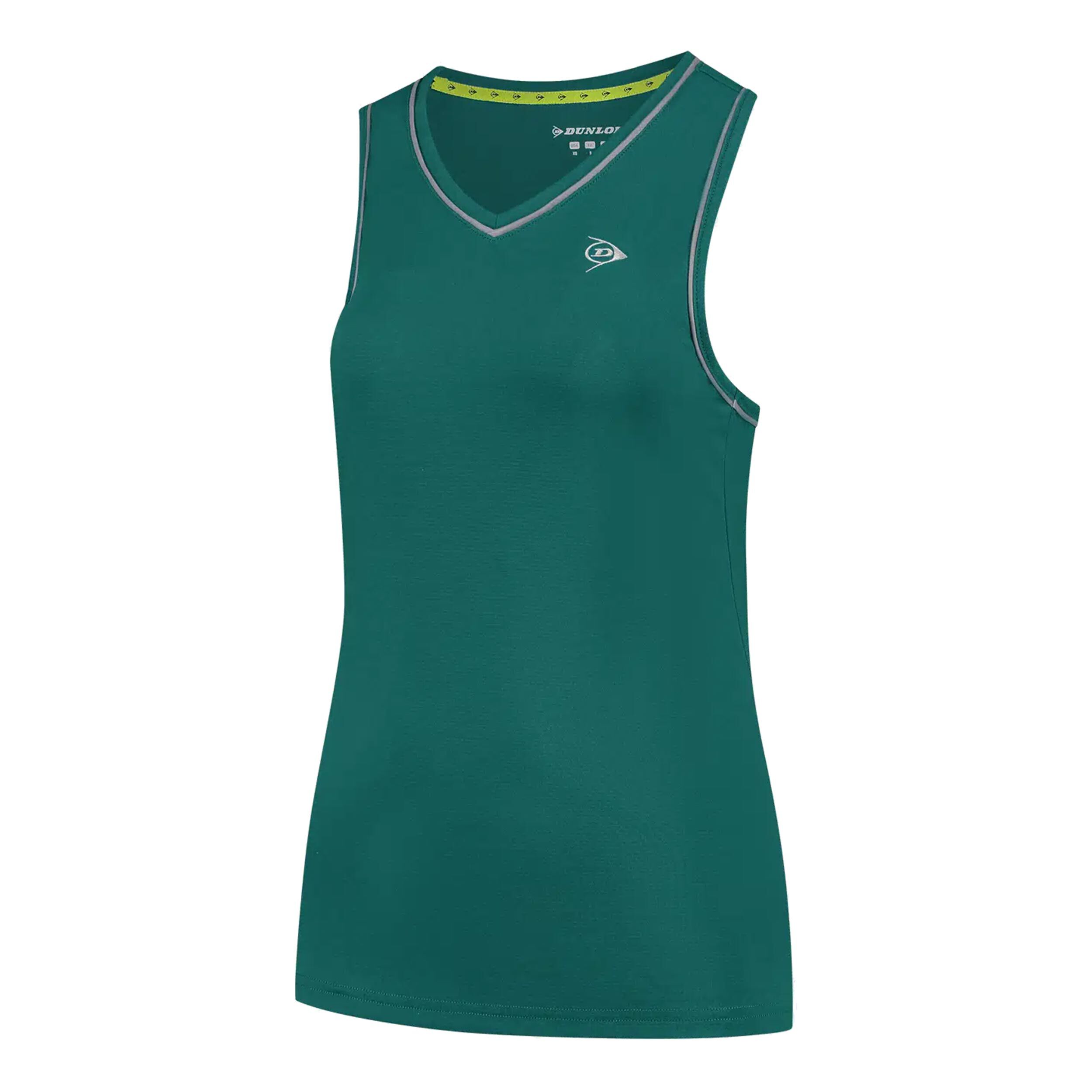 Dunlop Club Débardeur Tank Top Femmes - Vert Foncé