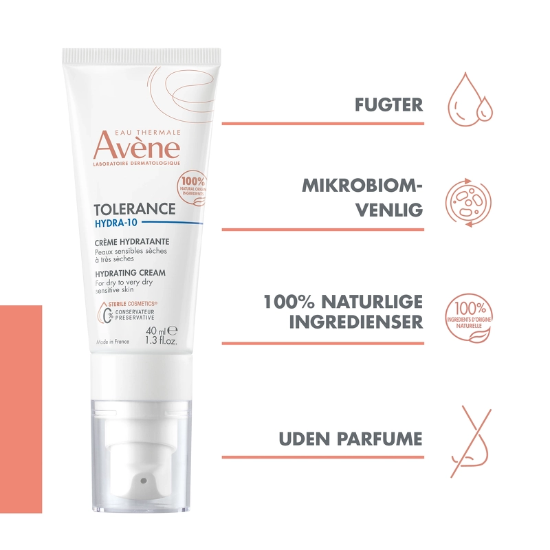 Avène Tolerance Hydra-10 Hydrating Cream 40 ml