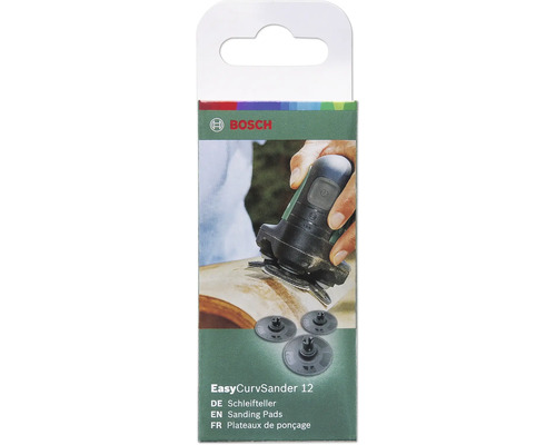 Achterplaat voor Bosch EasyCurv Ø40 mm, 3 stuks