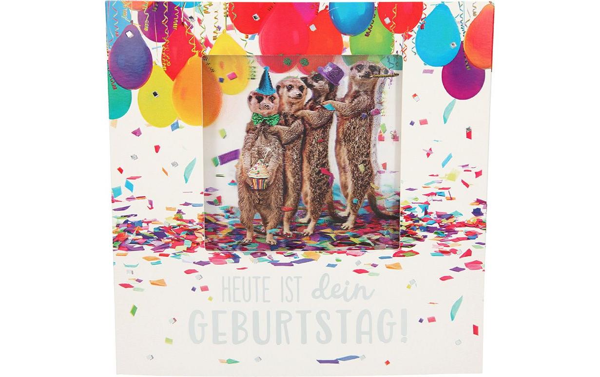 Musikkarte mit Licht Heute ist dein Geburtstag!Geburtstagskarte mit Musik, Polonäse