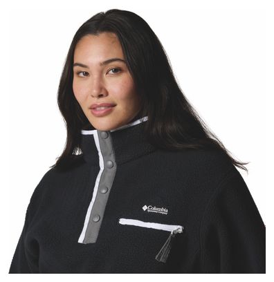Polaire Courte Columbia Helvetia II Half Snap Noir Femme