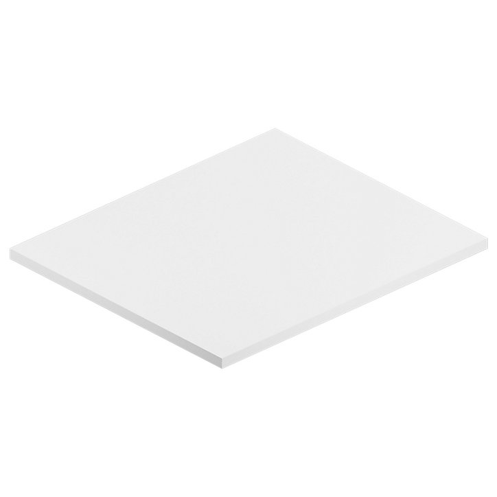 Plan de toilette pour vasque à poser blanc 60 cm Pura