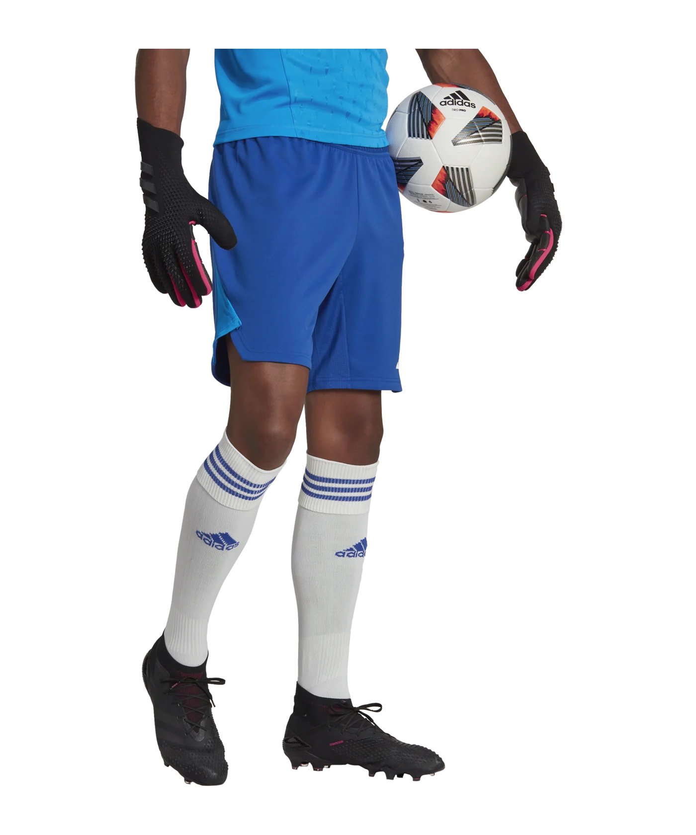 adidas Tiro 23 Pro Torwartshort Blau