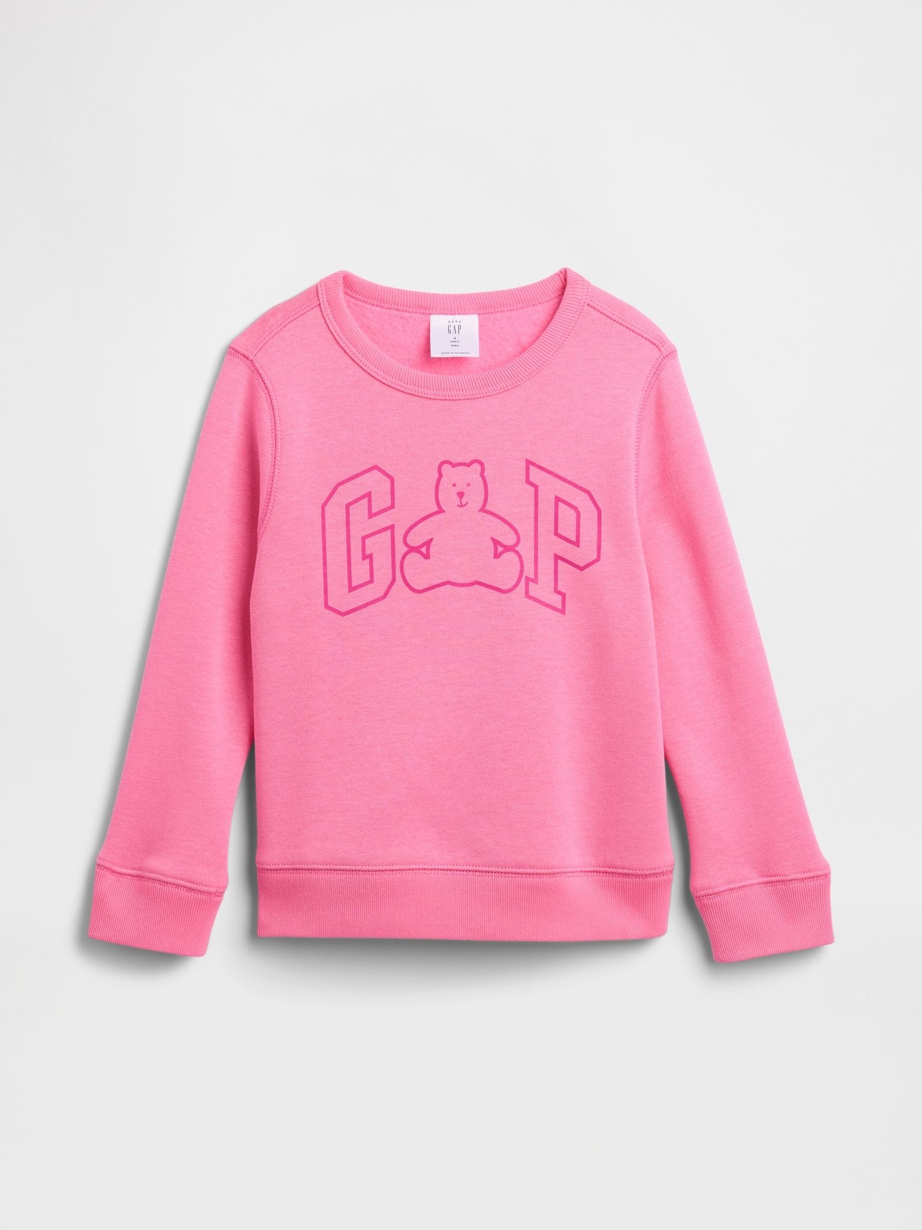 Roze - Gap Logo Christmas Sweatshirt (6mths-5yrs) (6mths-5yrs)