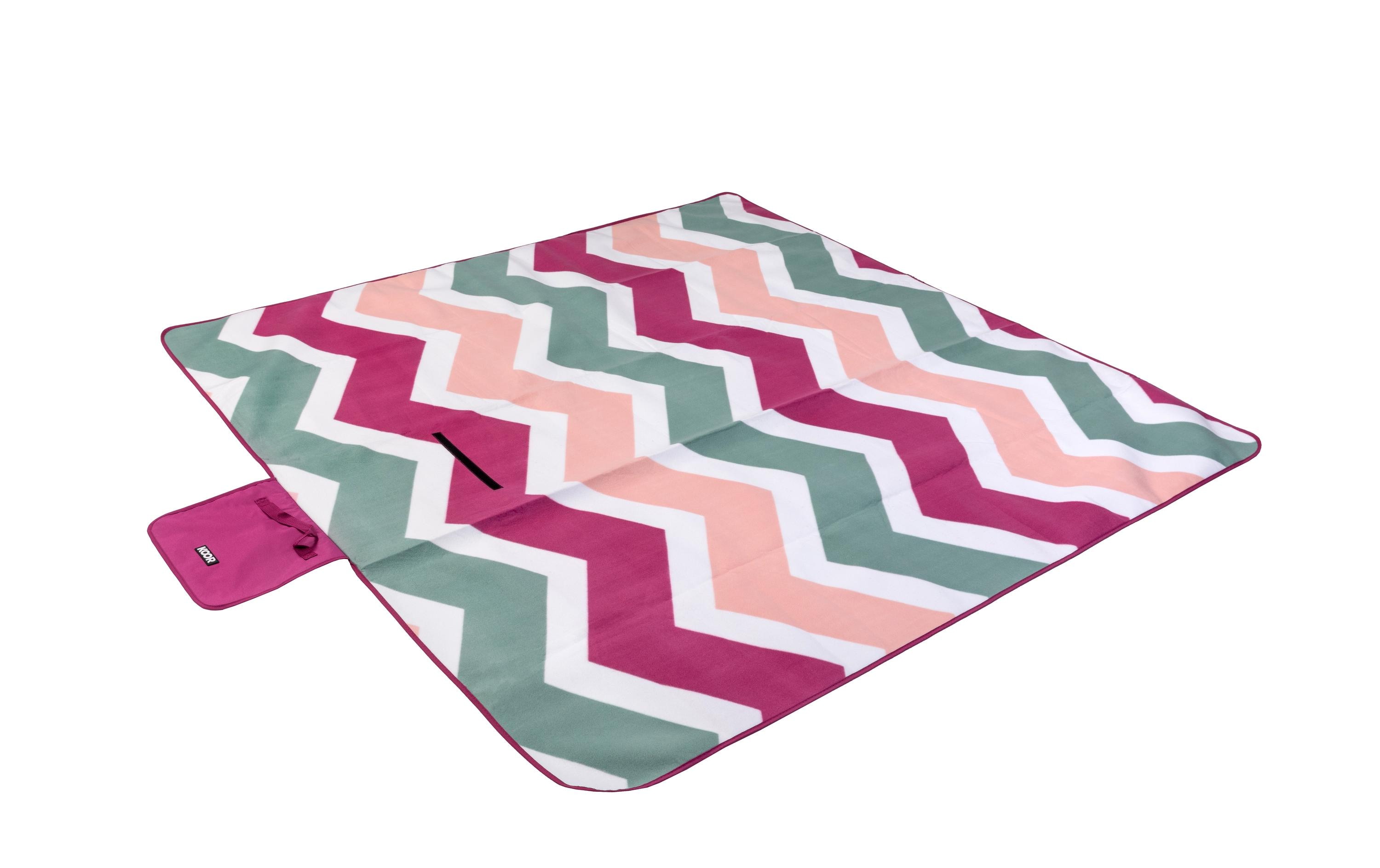 Picknickdecke Monte-Magenta 200 x 200 cmModische Picknick-Decke in sommerlichen Trendfarben