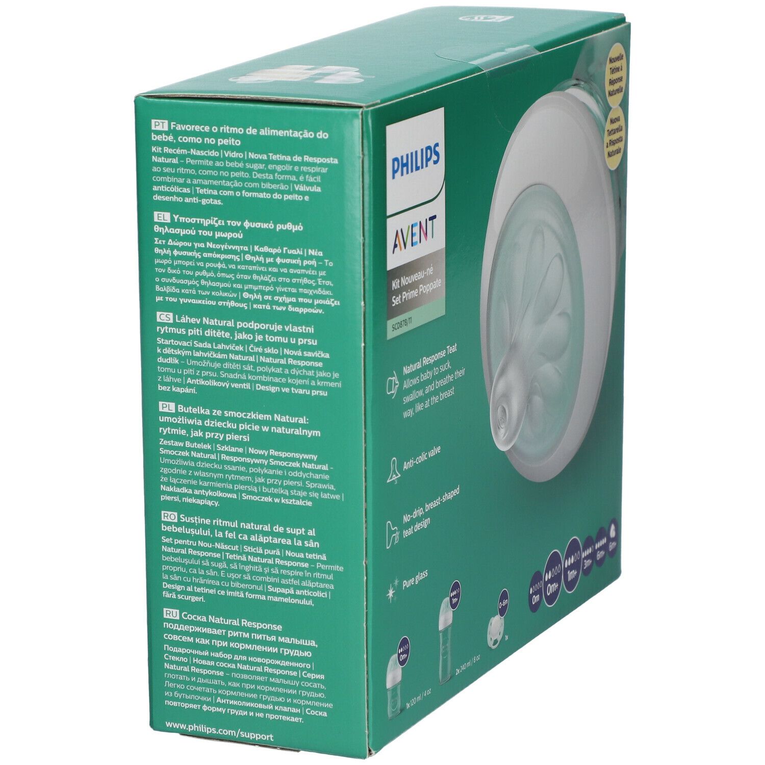 PHILIPS AVENT Natural Response Glazen Gift Set
