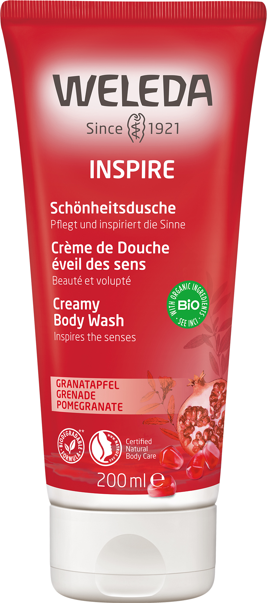 Weleda Schönheitsdusche<br>200 ml, Tube, Granatapfel