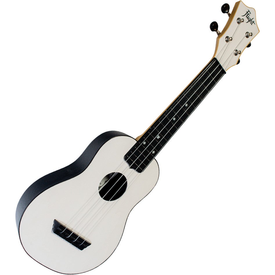 Flight Travel Series TUS35 White sopraan ukelele met gigbag