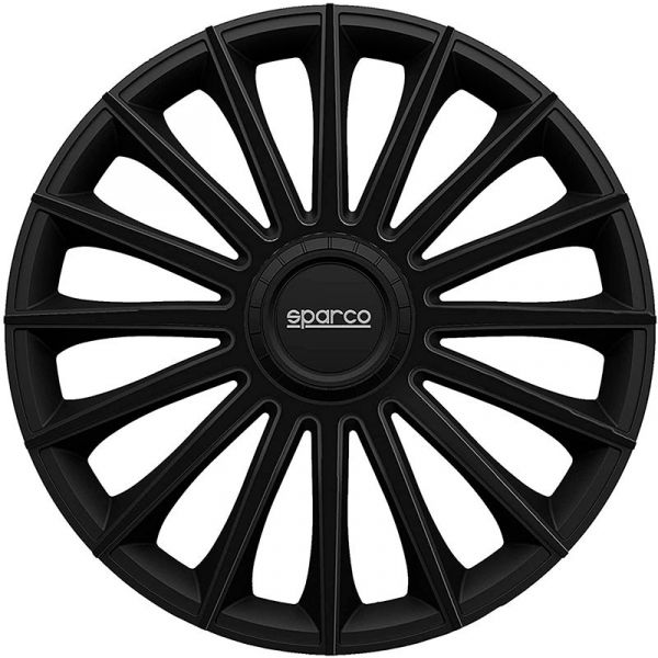 Sparco Tampões de Roda Treviso 14'' Corsa Preto