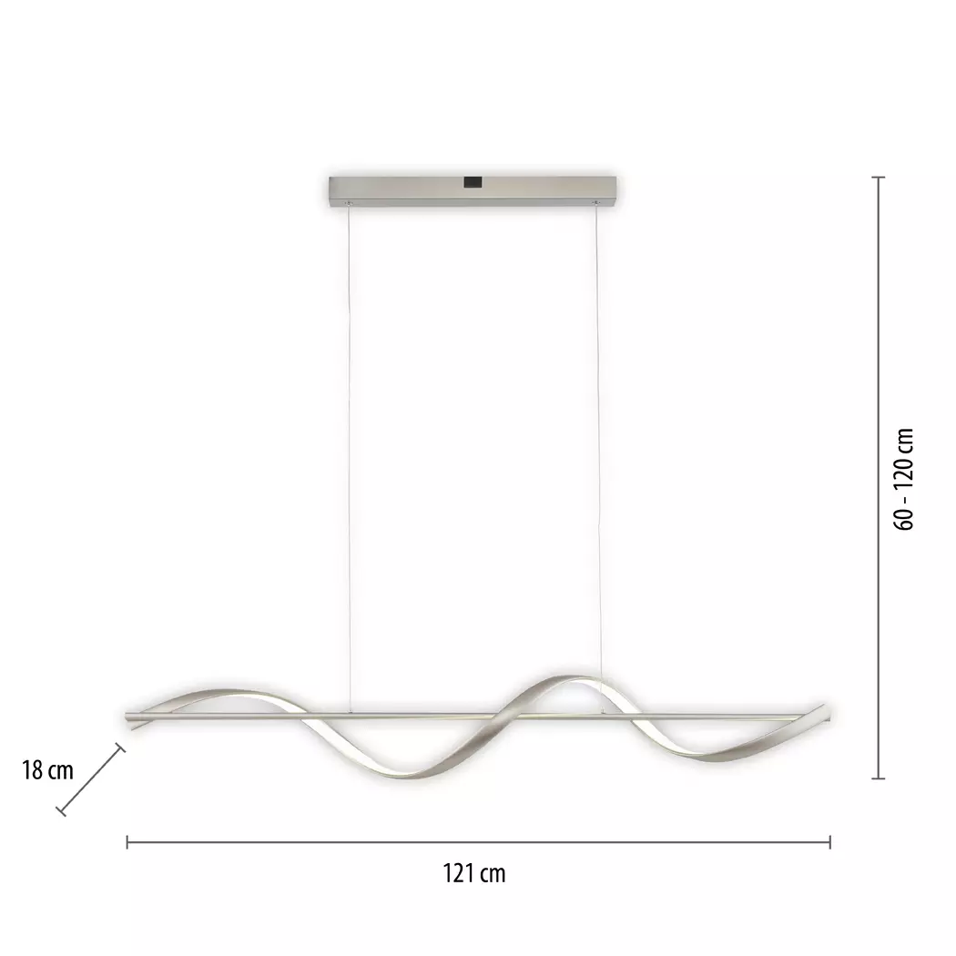 LED-Pendelleuchte Q-Swing