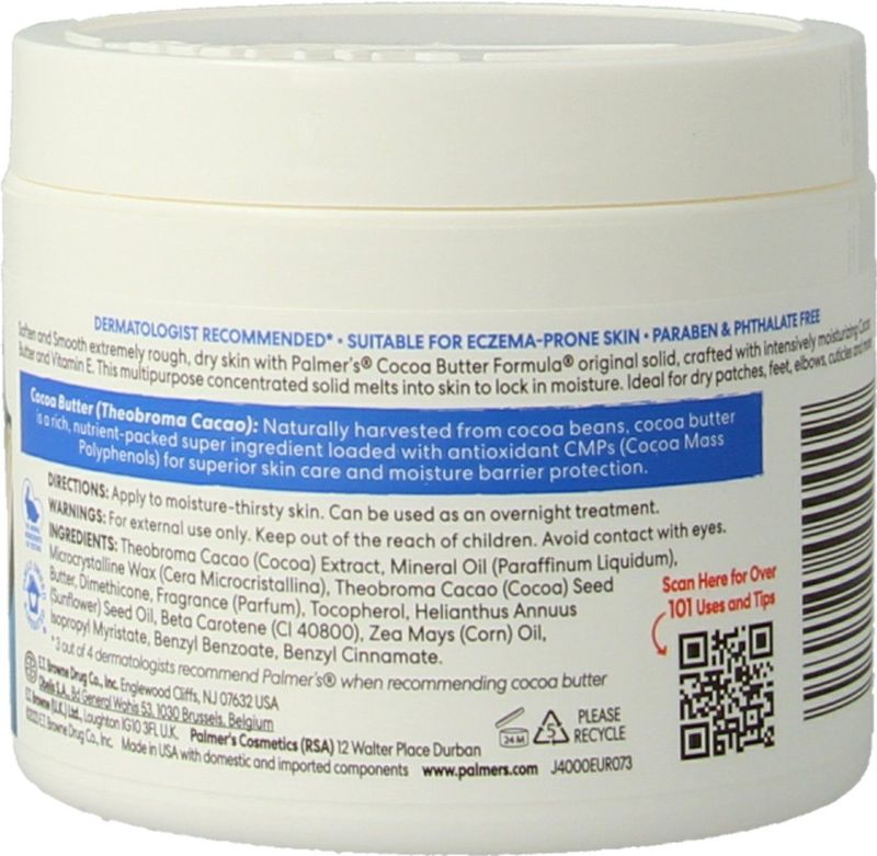 Palmers Cocoa Butter Formula Cream Jar