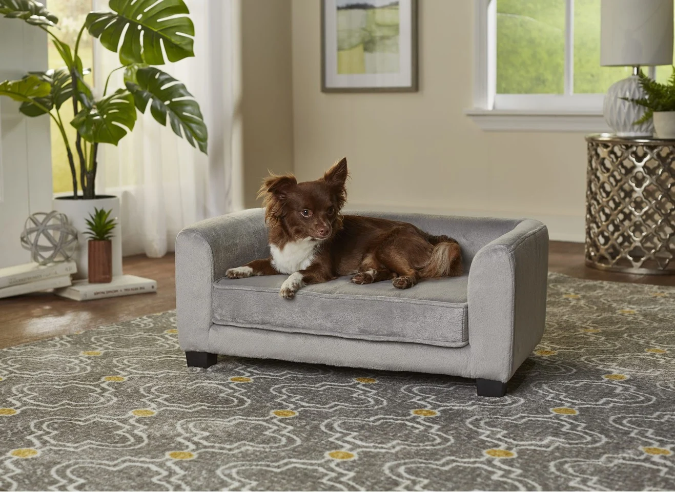 EHP - Surrey hundesofa grå66 x 40 x 27cm