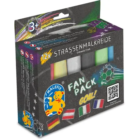MALEFIX Straßenmalkreide Fan Pack 12pcs.
