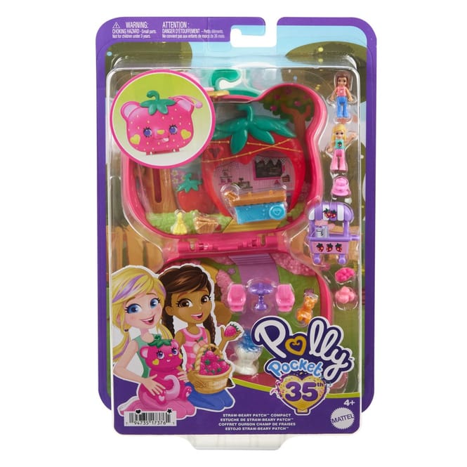 Polly Pocket - Erdbeer-Bärchen Schatulle