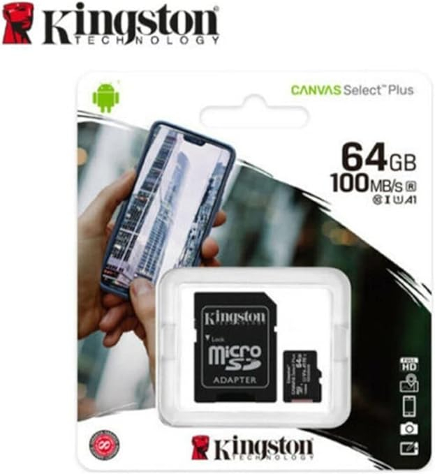 64GB Canvas Select Plus microSD Speicherkarte   SD Adapter Class 10 SDCS2/64GB (740617298697) - Schwarz