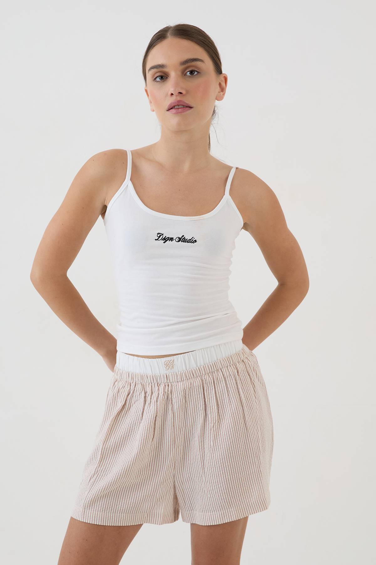 Short Boxer À Rayures Dsgn Studio