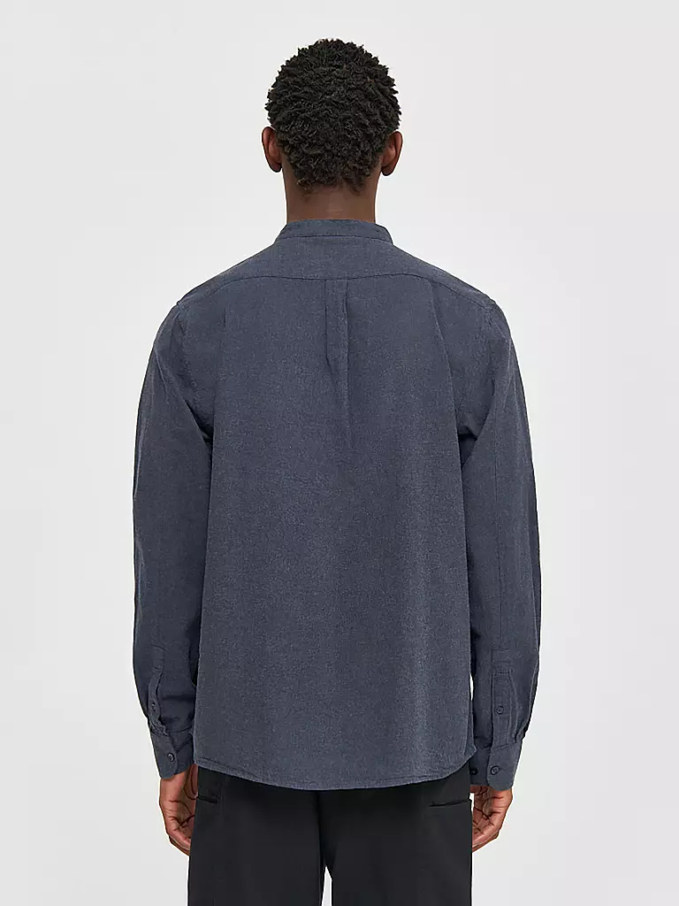 KNOWLEDGE COTTON APPAREL Flanellhemd  blau