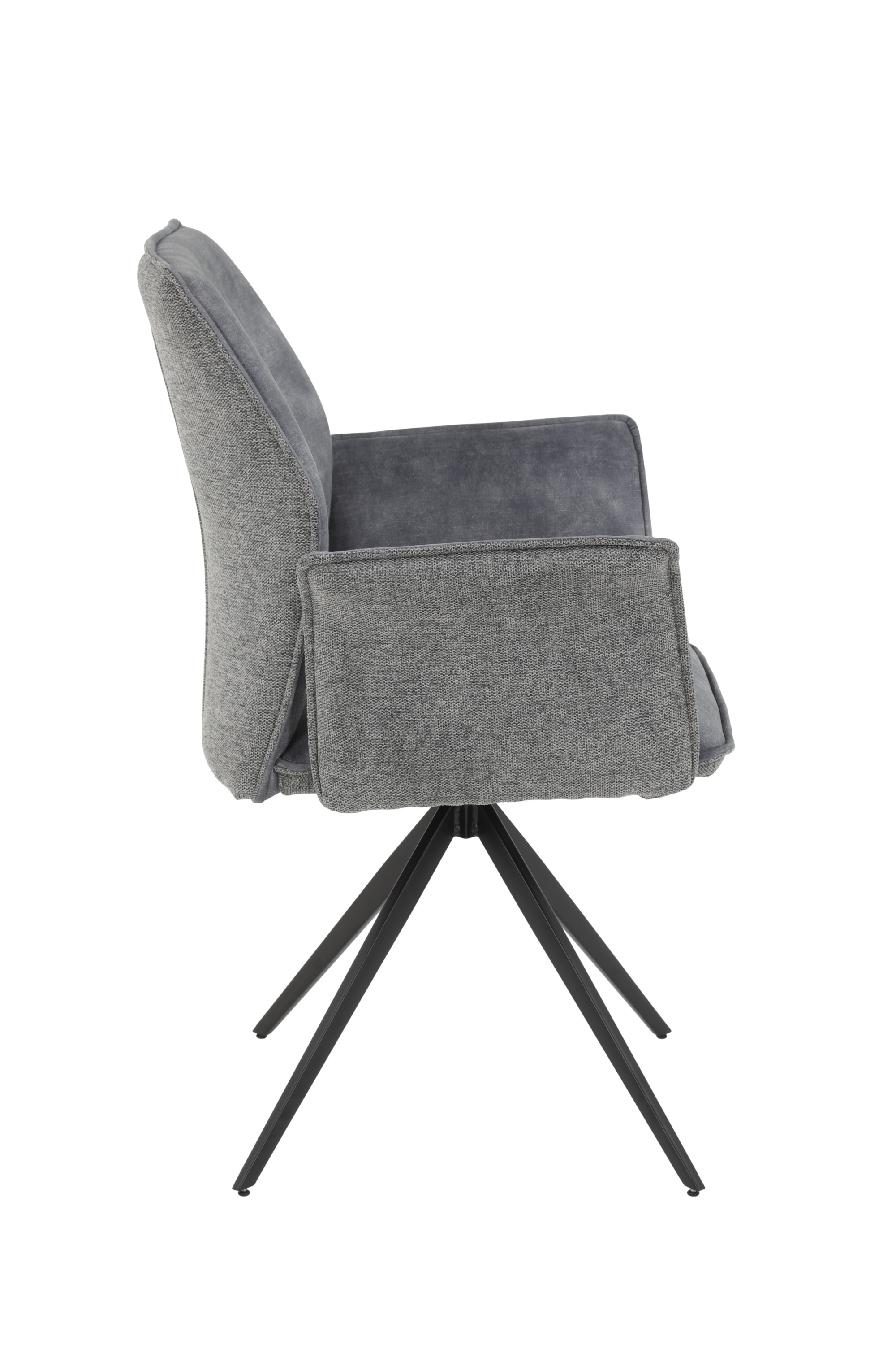 Polsterstuhl SUSANNE I 4er Set grau