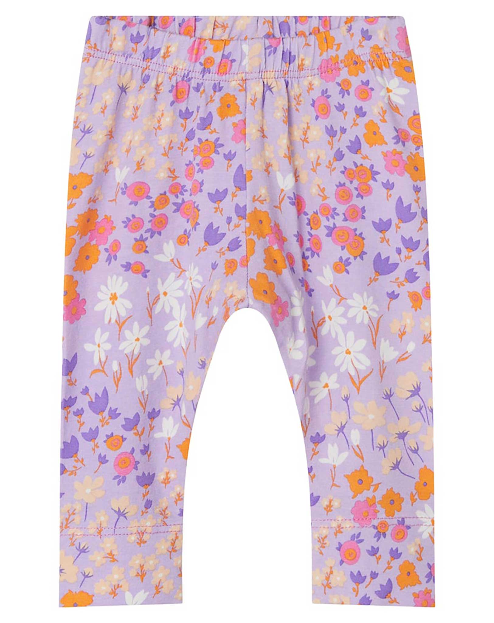 Leggings NBFTUNNA FLOWERS in lilac breeze