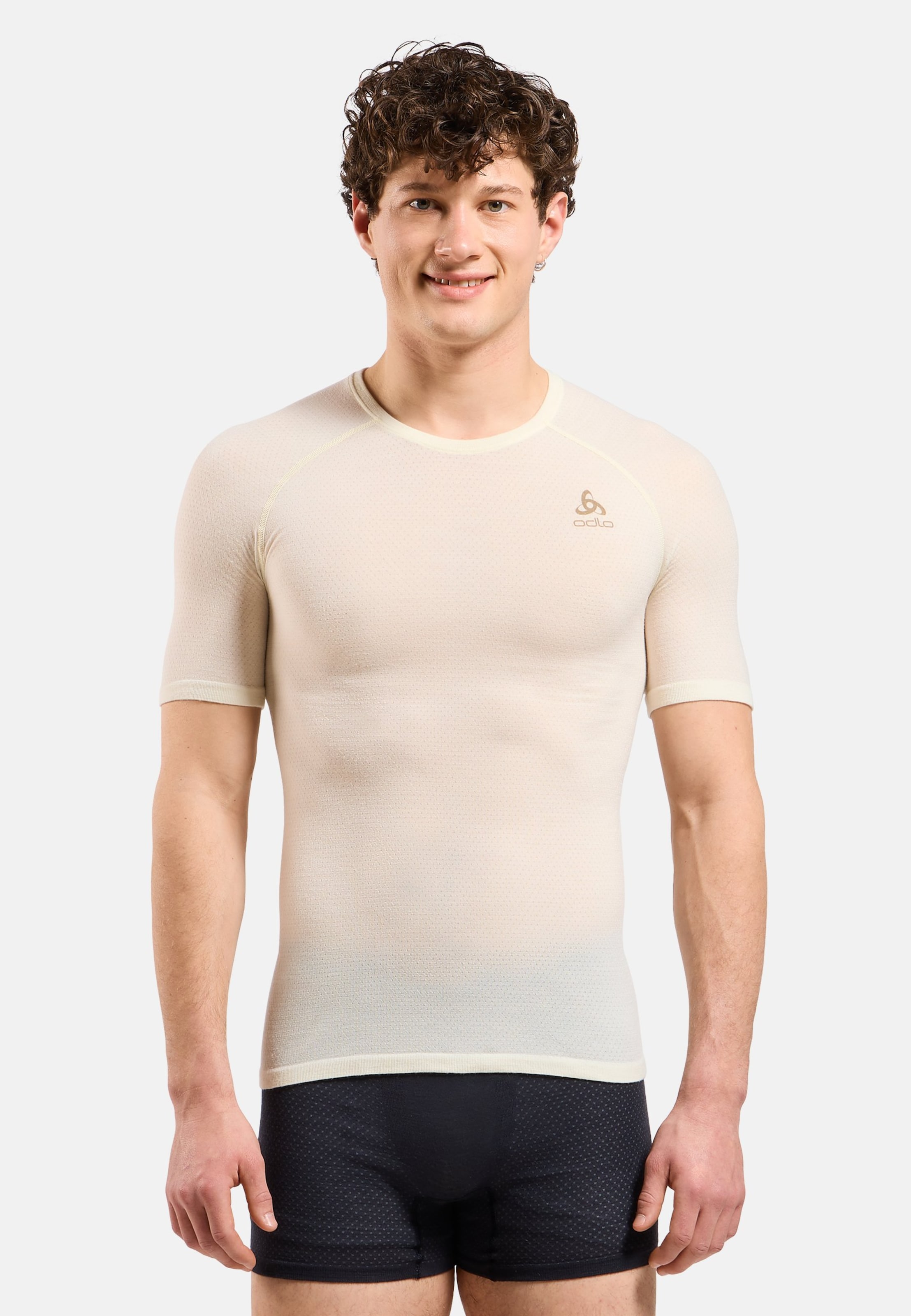Performance Wool 140 Base Layer T-shirt in zero dye melange