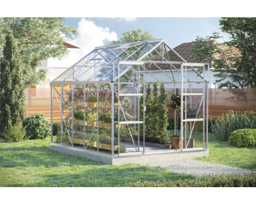 Kas Vitavia Uranus 8300, enkelvoudig veiligheidsglas 3 mm, 257x321 cm, aluminium