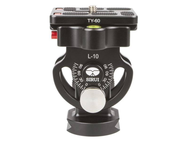 Sirui Stativkopf L-10 L-10 Neigekopf (86 mm hoch) der L-Serie Aluminium Kopf für Einbeinstative präzise und stark belastbar