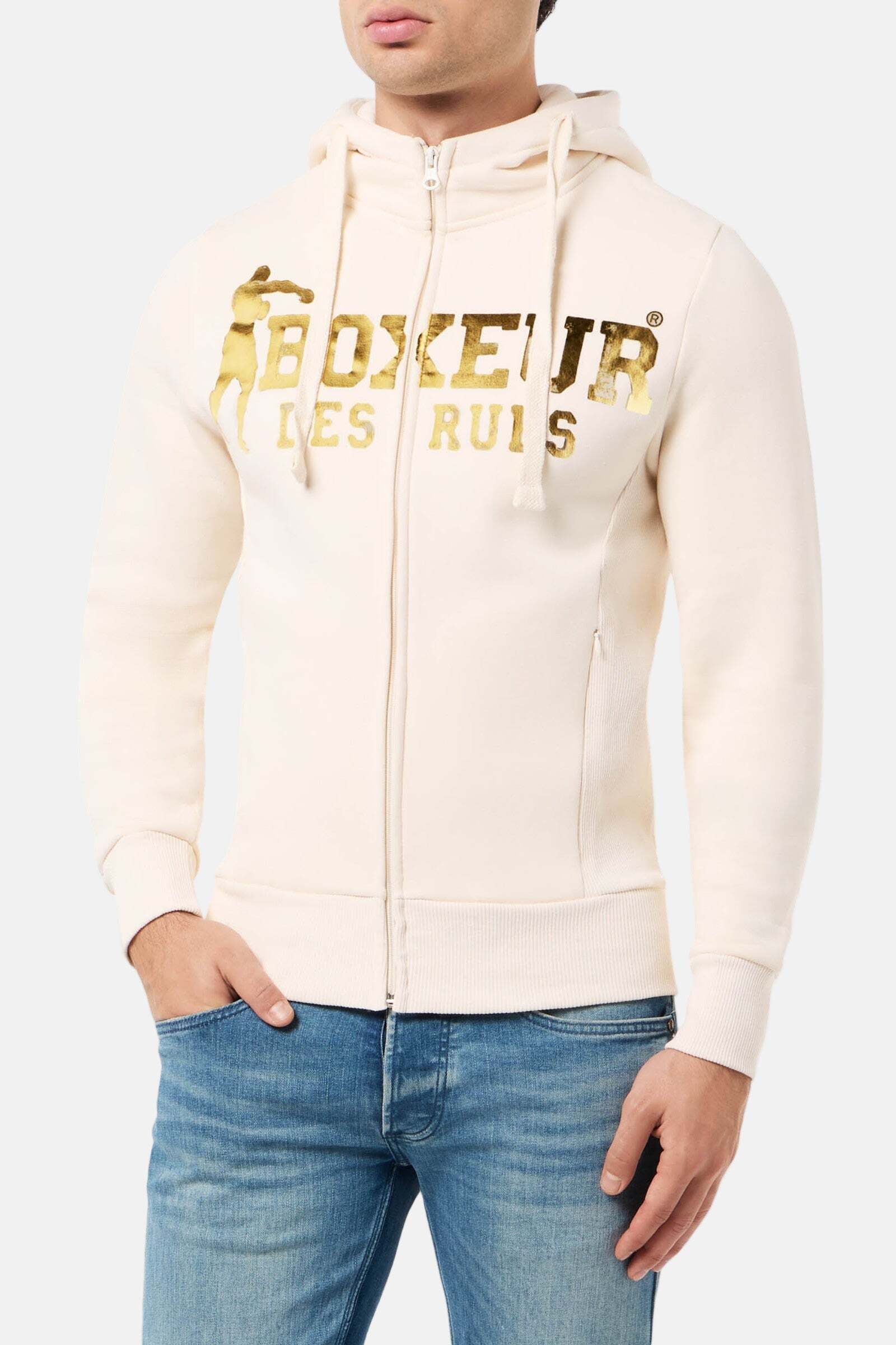BOXEUR DES RUES Sweatjacke »BOXEUR DES RUES Sweatjacke Hooded Full Zip Sweatshirt«