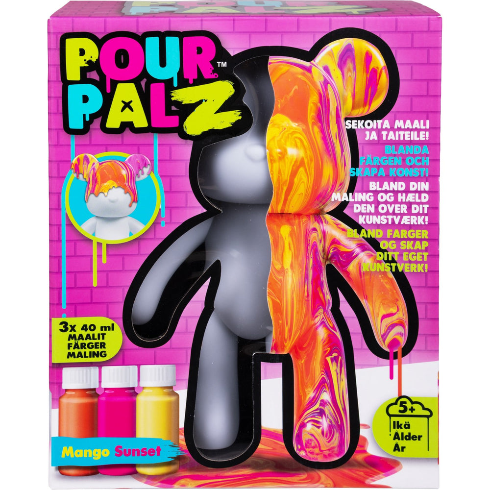 Køb Pour Palz Diy Paint Bear Mango Magi