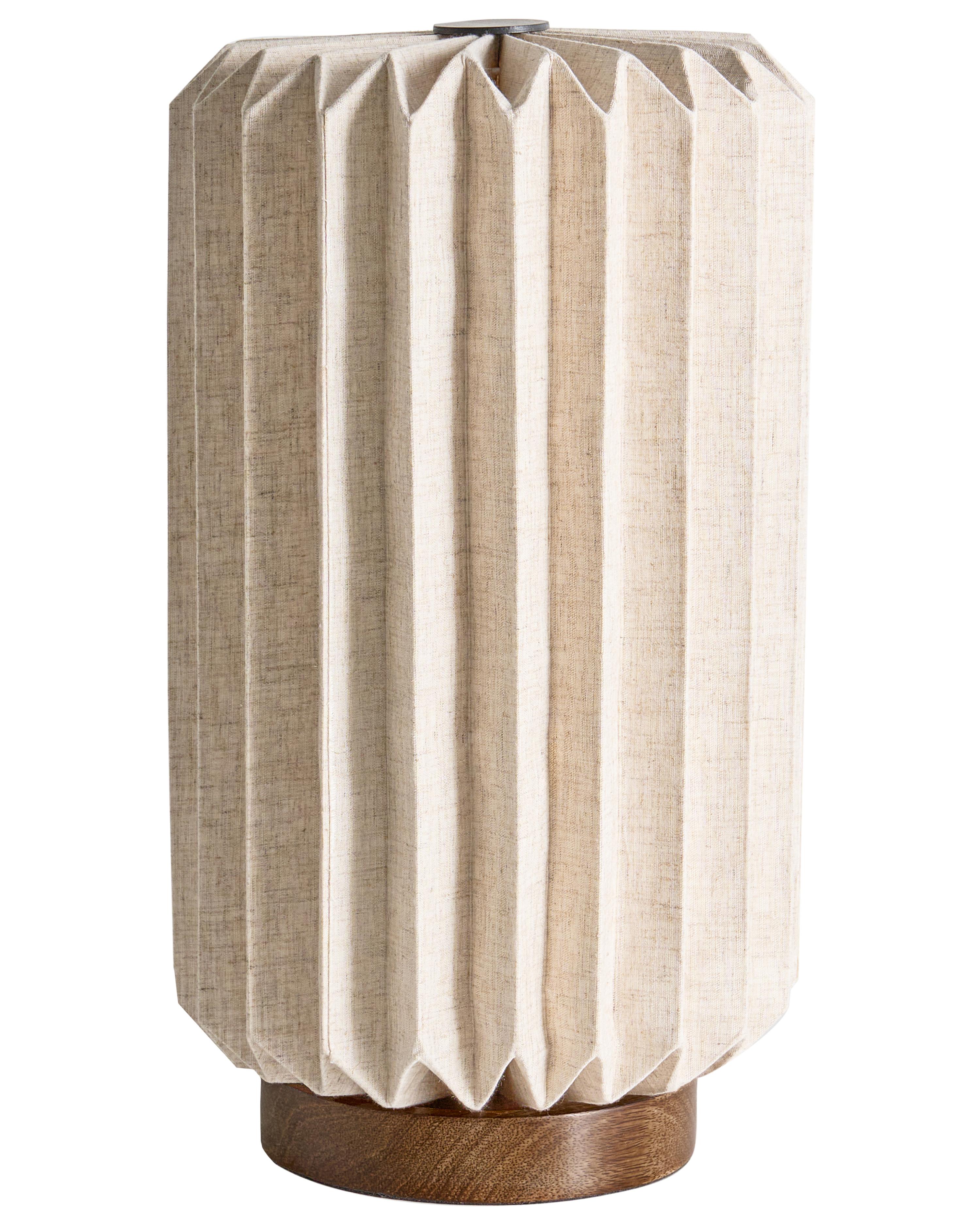 Tafellamp VALLASAN Katoen Beige