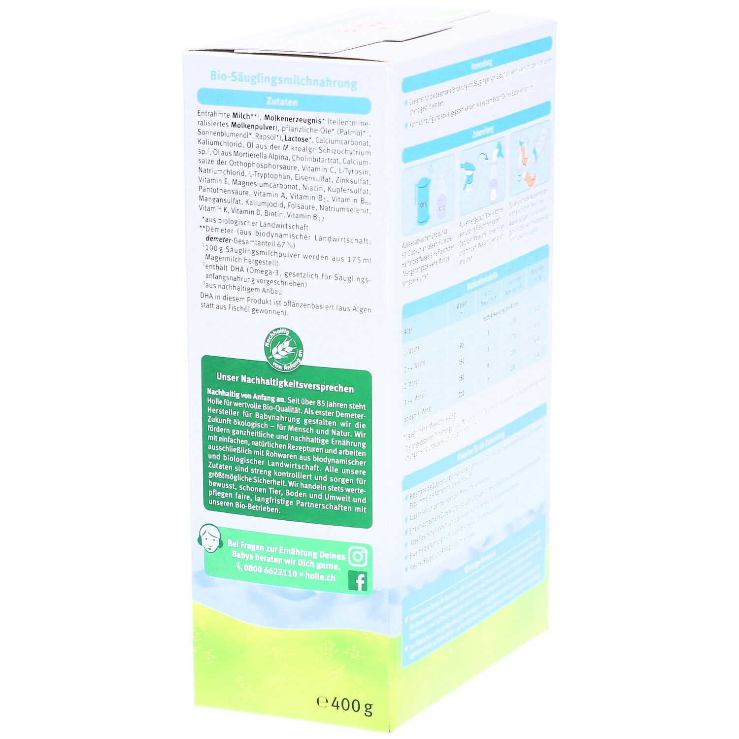 Holle Bio 1 Anfangsmilch von Geburt an