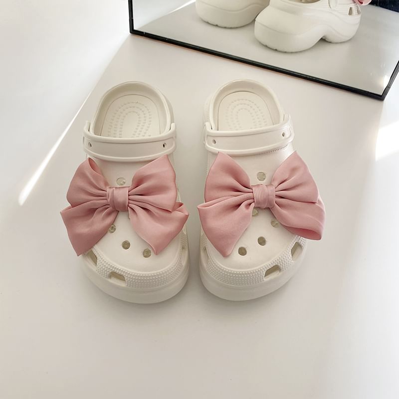 Worthbuy - Bow Clog Shoe Charm