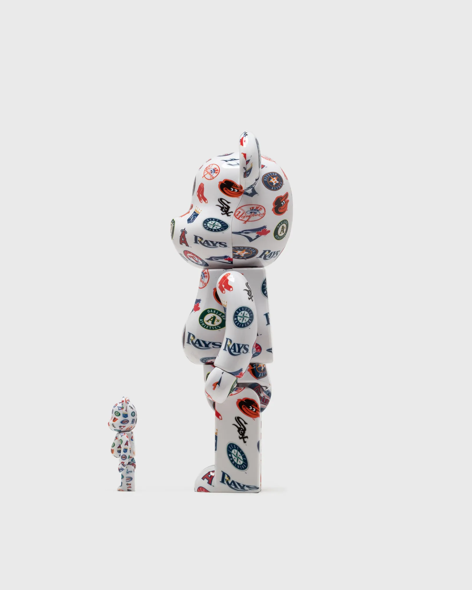 MEDICOM BEARBRICK 400% MLB AMERICAN LEAGUE 2-PACK