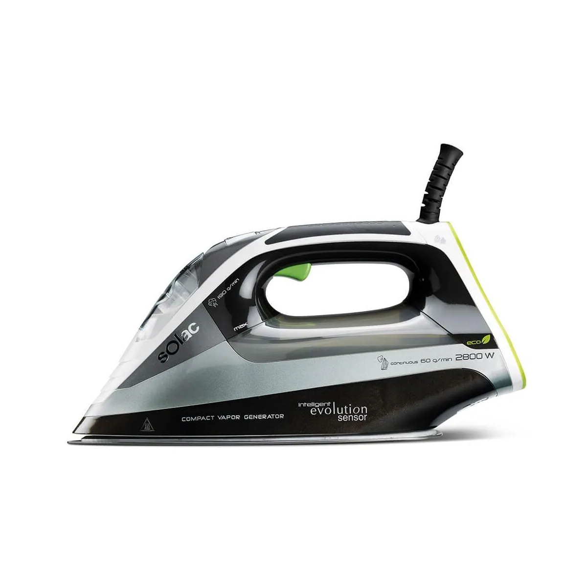 SOLAC Steam Iron Intelligent Evolution Sensor