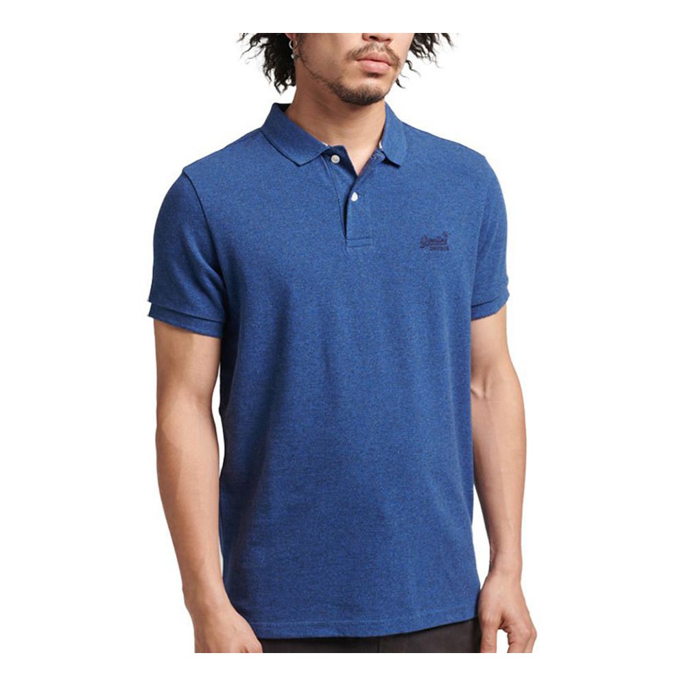 Superdry CLASSIC PIQUE - Polo Homme bright blue marl
