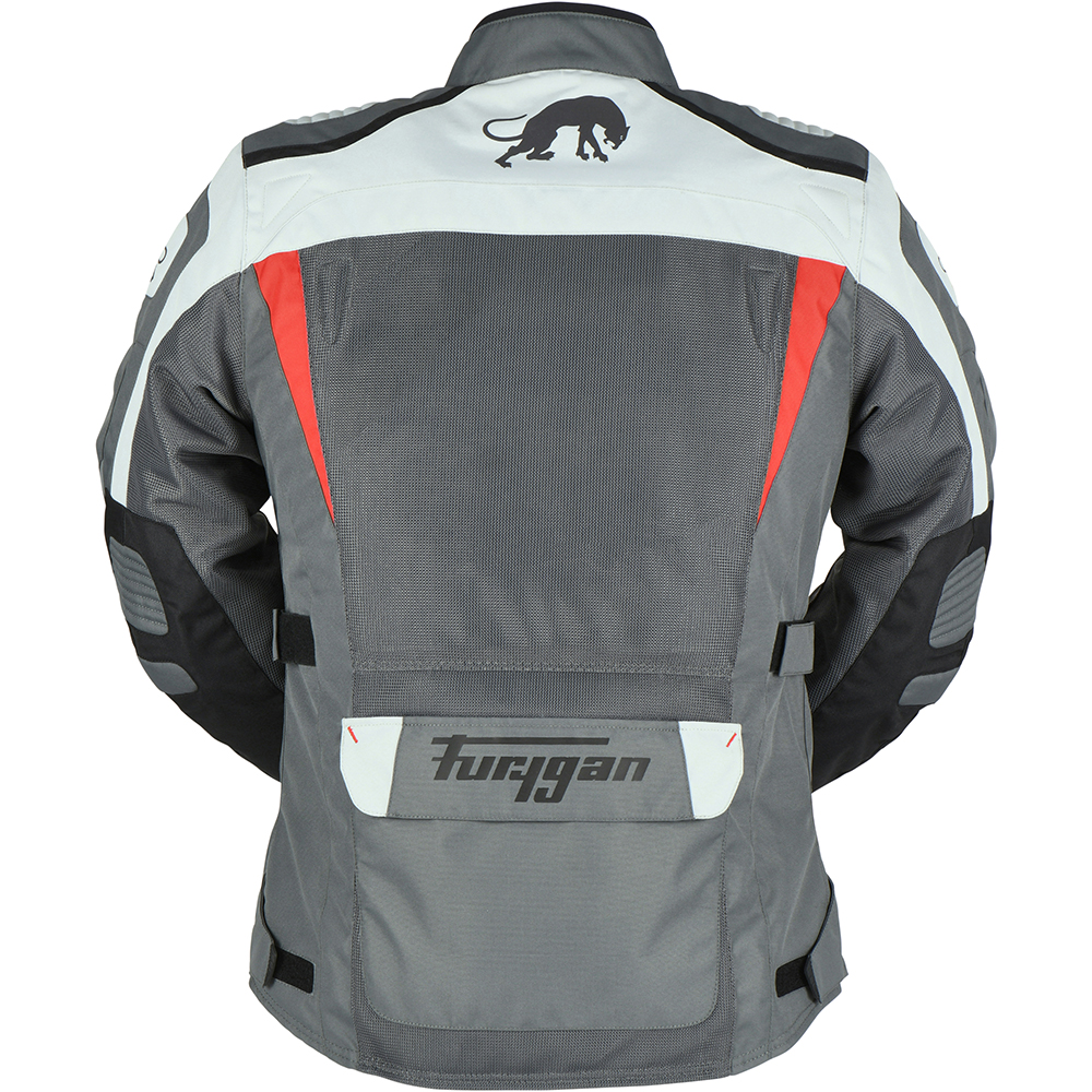 Furygan - Veste Apalaches Vented 2 en 1 Noir / Gris / Rouge