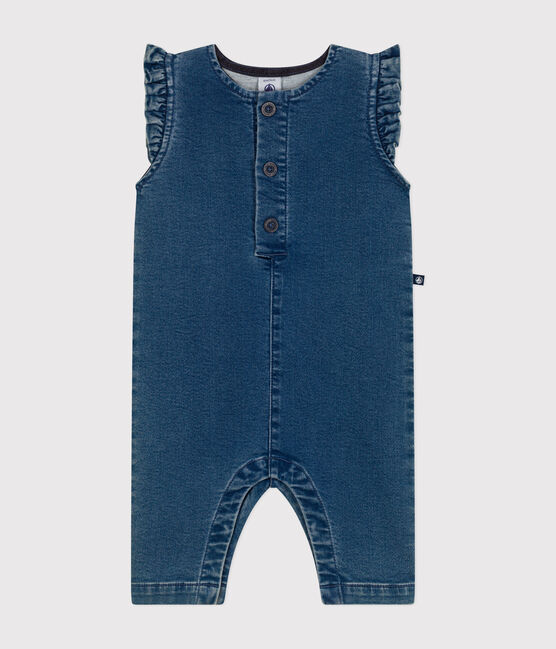 Combinaison sans manche en denim bébé