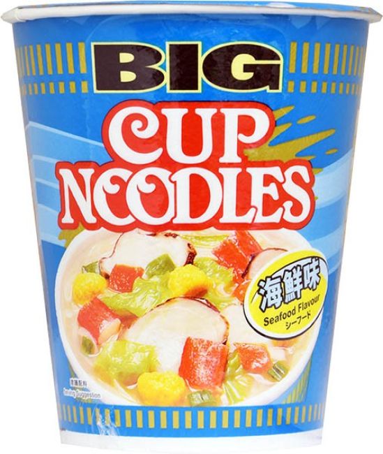 Nissin Big Cup Instant Noedels Zeevruchten Smaak 100g